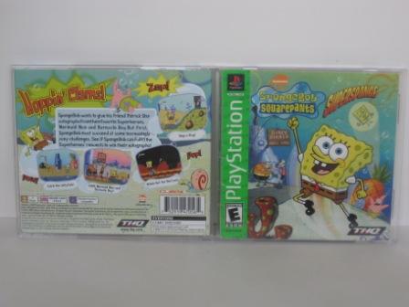 SpongeBob SquarePants: SuperSponge (CASE & MANUAL ONLY) - PS1